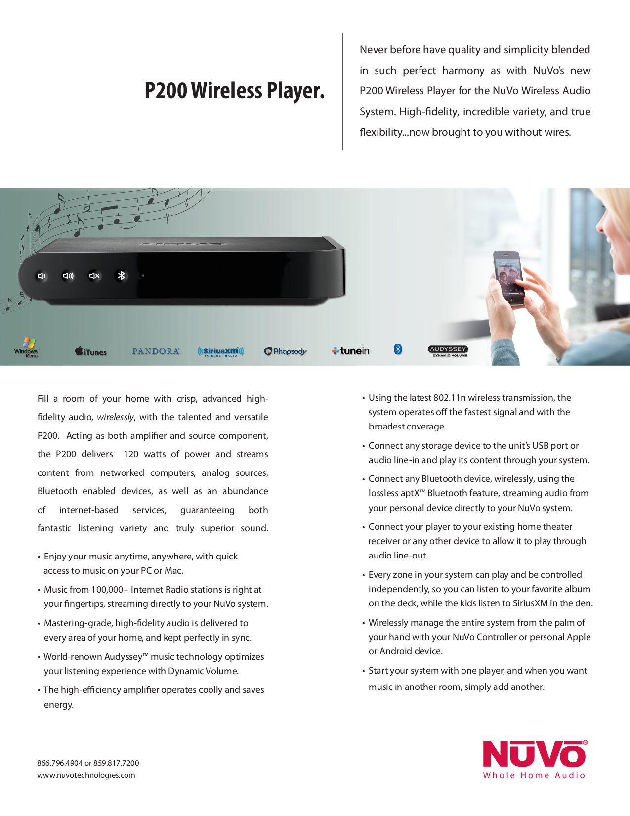 Download free pdf for Nuvo Essentia V.2 Home Theater manual